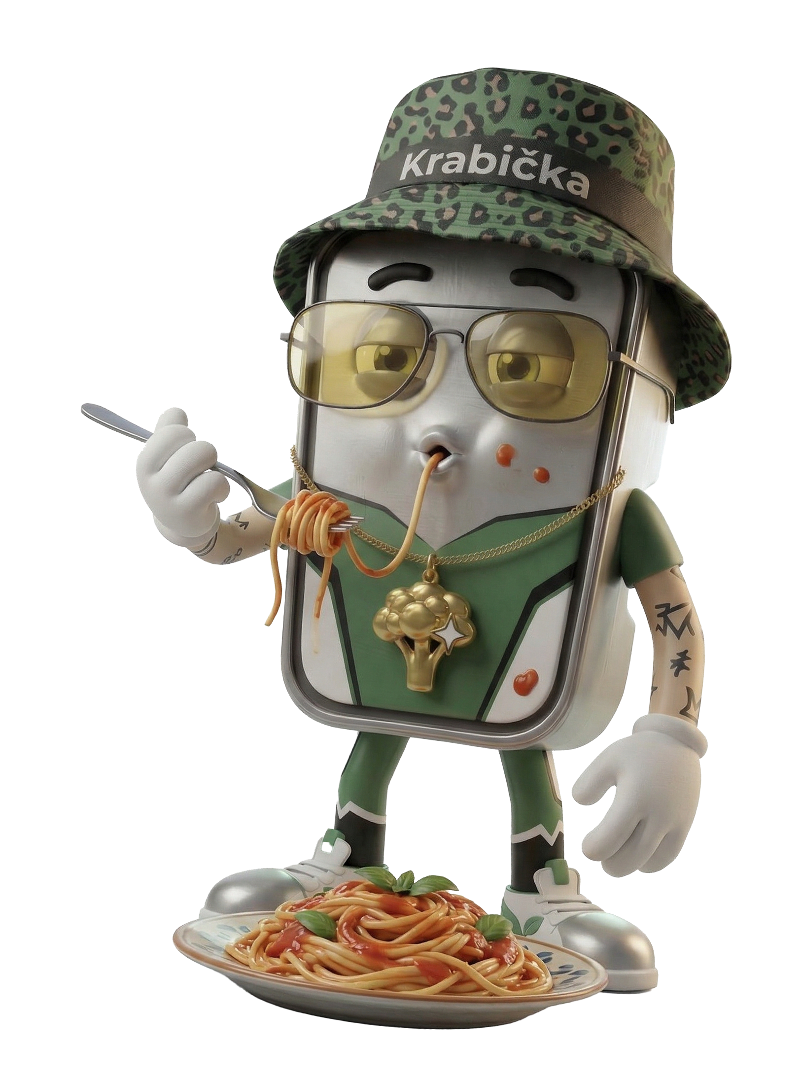 Pan Krabička maskot